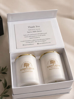 Two 220ml Candle Gift Set