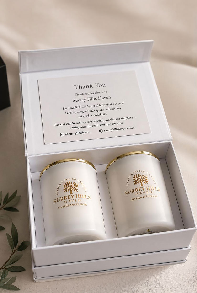 Two 220ml Candle Gift Set